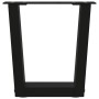 Patas para mesa de comedor forma V 2 uds negro 30x(30-31,3) cm by , Table legs - Ref: Foro24-4012600, Price: 48,70 €, Discoun...