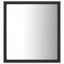 Espejo de baño acrílico gris brillo 40x8,5x37 cm de vidaXL, Tocadores de baño - Ref: Foro24-804910, Precio: 27,90 €, Descuent...