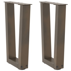 Patas mesa de comedor en forma de V 2 uds acero natural Acero von , Tischbeine - Ref: Foro24-4012623, Preis: 54,79 €, Rabatt: %