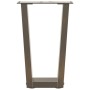 Patas mesa de comedor en forma de V 2 uds acero natural Acero von , Tischbeine - Ref: Foro24-4012623, Preis: 54,79 €, Rabatt: %