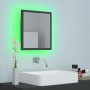 Espejo de baño acrílico gris brillo 40x8,5x37 cm de vidaXL, Tocadores de baño - Ref: Foro24-804910, Precio: 27,90 €, Descuent...