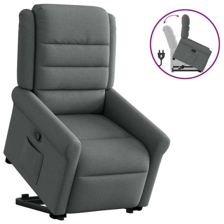 Sillón reclinable elevable de tela gris oscuro von , Sessel - Ref: Foro24-3303315, Preis: 287,74 €, Rabatt: %