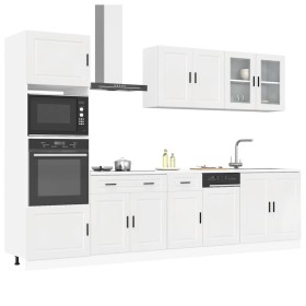 Mueble cocina Kalmar blanco de alto brillo 7 pzas by , Kitchen cabinets - Ref: Foro24-3314753, Price: 721,85 €, Discount: %