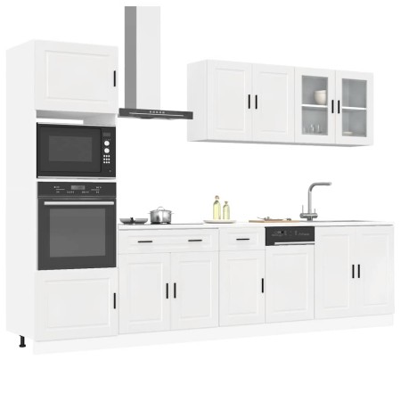 Mueble cocina Kalmar blanco de alto brillo 7 pzas de , Armarios de cocina - Ref: Foro24-3314753, Precio: 729,47 €, Descuento: %