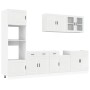 Mueble cocina Kalmar blanco de alto brillo 7 pzas de , Armarios de cocina - Ref: Foro24-3314753, Precio: 729,47 €, Descuento: %