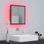 Glossy gray acrylic bathroom mirror 40x8.5x37 cm by vidaXL, bathroom vanities - Ref: Foro24-804910, Price: 27,53 €, Discount: %