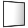 Espejo de baño acrílico gris brillo 40x8,5x37 cm de vidaXL, Tocadores de baño - Ref: Foro24-804910, Precio: 27,90 €, Descuent...