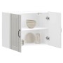 Armario de pared de cocina Lucca blanca de alto brillo von , Küchenschränke - Ref: Foro24-853829, Preis: 87,40 €, Rabatt: %