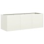 Jardinera de acero laminado en frío blanco 120x40x40 cm von , Töpfe und Pflanzgefäße - Ref: Foro24-860676, Preis: 112,86 €, R...