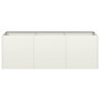 Jardinera de acero laminado en frío blanco 120x40x40 cm von , Töpfe und Pflanzgefäße - Ref: Foro24-860676, Preis: 112,86 €, R...