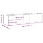 Jardinera oxidada 200x40x40 cm acero corten von , Töpfe und Pflanzgefäße - Ref: Foro24-860688, Preis: 117,52 €, Rabatt: %