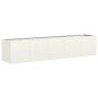 Jardinera de acero laminado en frío blanco 200x40x40 cm von , Töpfe und Pflanzgefäße - Ref: Foro24-860683, Preis: 148,00 €, R...