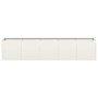 Jardinera de acero laminado en frío blanco 200x40x40 cm von , Töpfe und Pflanzgefäße - Ref: Foro24-860683, Preis: 148,00 €, R...
