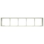 Jardinera de acero laminado en frío blanco 200x40x40 cm von , Töpfe und Pflanzgefäße - Ref: Foro24-860683, Preis: 148,00 €, R...