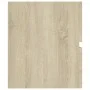 Waschbeckenschrank aus Sonoma-Eichensperrholz, 100 x 38,5 x 45 cm von vidaXL, Badezimmermöbel - Ref: Foro24-804767, Preis: 54...