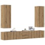 Mueble para TV de pared madera contrachapada artesanal 5 piezas von , TV-Möbel - Ref: Foro24-3329194, Preis: 194,79 €, Rabatt: %