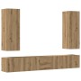 Mueble para TV de pared madera contrachapada artesanal 5 piezas von , TV-Möbel - Ref: Foro24-3329194, Preis: 194,79 €, Rabatt: %
