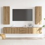 Mueble para TV de pared madera contrachapada artesanal 5 piezas von , TV-Möbel - Ref: Foro24-3329194, Preis: 194,79 €, Rabatt: %