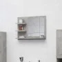 Badezimmerspiegel aus grauem Beton-Sperrholz, 60x10,5x45 cm. von vidaXL, Badezimmerwaschtische - Ref: Foro24-805010, Preis: 3...