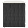 Taburetes de jardín con cojines 2 uds negro 40x40x43 cm by , Outdoor ottomans - Ref: Foro24-4104039, Price: 128,70 €, Discoun...