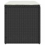 Taburetes de jardín con cojines 2 uds negro 40x40x43 cm by , Outdoor ottomans - Ref: Foro24-4104039, Price: 128,70 €, Discoun...