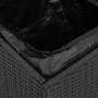 Taburetes de jardín con cojines 2 uds negro 40x40x43 cm by , Outdoor ottomans - Ref: Foro24-4104039, Price: 128,70 €, Discoun...