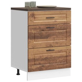 Mueble bajo de cocina porto madera vieja madera reconstituida de , Armarios de cocina - Ref: Foro24-854267, Precio: 108,78 €,...