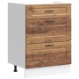 Mueble bajo de cocina porto madera vieja madera reconstituida von , Küchenschränke - Ref: Foro24-854267, Preis: 108,78 €, Rab...