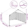 Caseta perros exterior con cubierta 2x2x1,5 m acero galvanizado von , Hundehütten - Ref: Foro24-4105408, Preis: 118,34 €, Rab...