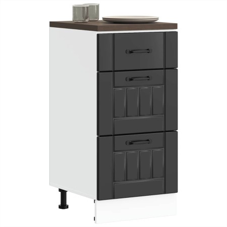 Mueble bajo de cocina Lucca madera ingeniería negra von , Küchenschränke - Ref: Foro24-854231, Preis: 90,12 €, Rabatt: %