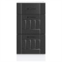 Mueble bajo de cocina Lucca madera ingeniería negra de , Armarios de cocina - Ref: Foro24-854231, Precio: 97,32 €