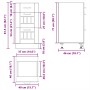 Mueble bajo de cocina Lucca madera ingeniería negra von , Küchenschränke - Ref: Foro24-854231, Preis: 90,12 €, Rabatt: %
