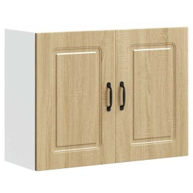 Mueble de pared cocina Kalmar madera contrachapada roble sonoma by , Kitchen cabinets - Ref: Foro24-853590, Price: 68,59 €, D...