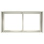 Jardinera de acero laminado en frío blanco 80x40x40 cm