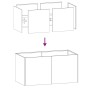 Jardinera de acero laminado en frío blanco 80x40x40 cm von , Töpfe und Pflanzgefäße - Ref: Foro24-860669, Preis: 77,37 €, Rab...