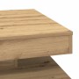 Mesa de centro giratoria 360 grados roble artisan 70x70x34,5 cm by , Coffee table - Ref: Foro24-858487, Price: 85,69 €, Disco...