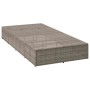 Tumbona con cojín flotante ratán sintético gris by , Loungers - Ref: Foro24-4104204, Price: 204,50 €, Discount: %