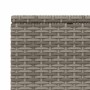 Tumbona con cojín flotante ratán sintético gris by , Loungers - Ref: Foro24-4104204, Price: 204,50 €, Discount: %
