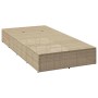 Tumbona con cojín flotante ratán sintético beige by , Loungers - Ref: Foro24-4104206, Price: 204,39 €, Discount: %