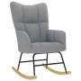 Silla mecedora de tela gris claro von , Schaukelstühle - Ref: Foro24-4016789, Preis: 128,90 €, Rabatt: %