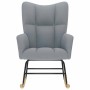 Silla mecedora de tela gris claro von , Schaukelstühle - Ref: Foro24-4016789, Preis: 128,90 €, Rabatt: %