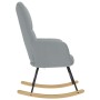 Silla mecedora de tela gris claro von , Schaukelstühle - Ref: Foro24-4016789, Preis: 128,90 €, Rabatt: %