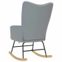 Silla mecedora de tela gris claro von , Schaukelstühle - Ref: Foro24-4016789, Preis: 128,90 €, Rabatt: %