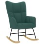 Silla mecedora de tela verde oscura von , Schaukelstühle - Ref: Foro24-4016794, Preis: 120,26 €, Rabatt: %