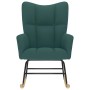 Silla mecedora de tela verde oscura von , Schaukelstühle - Ref: Foro24-4016794, Preis: 120,26 €, Rabatt: %