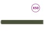 Bordes césped 50 uds acero laminado frío verde oliva 10x103 cm by , Garden edging and edging - Ref: Foro24-860139, Price: 120...