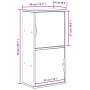 Mueble auxiliar ODDA blanco 40x24x79 cm madera maciza de pino by , Sideboards - Ref: Foro24-4103592, Price: 64,07 €, Discount: %