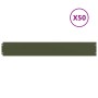 Bordes césped 50 uds acero laminado frío verde oliva 15x103 cm by , Garden edging and edging - Ref: Foro24-860151, Price: 139...