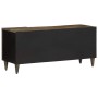 Mueble de TV madera maciza de mango gris claro 105x33,5x46 cm by , CD and DVD storage - Ref: Foro24-4017792, Price: 103,48 €,...