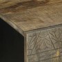 Mueble de TV madera maciza de mango gris claro 105x33,5x46 cm by , CD and DVD storage - Ref: Foro24-4017792, Price: 103,48 €,...